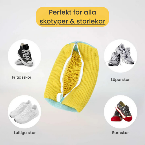 Skotvättpåse – Skyddar och rengör dina skor
