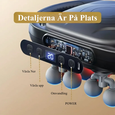 EquiThera Pro – 8-huvuds rödljus massage