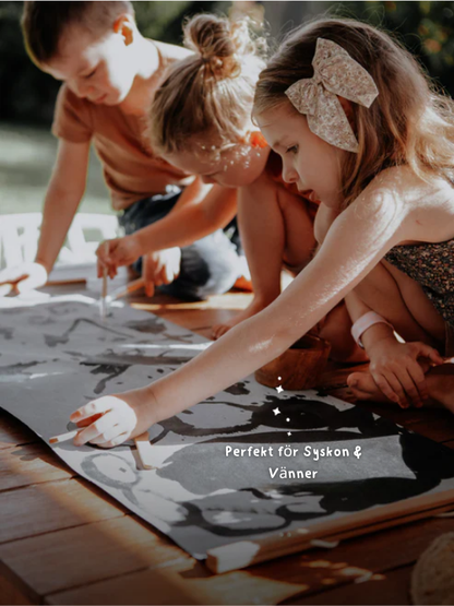 Magisk målarduk + Penselset: Måla med bara vatten!